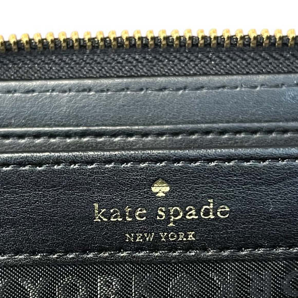 Kate Spade Neda Daycation Multi Party Stripe Zip Around Wallet - Picture 10 of 11